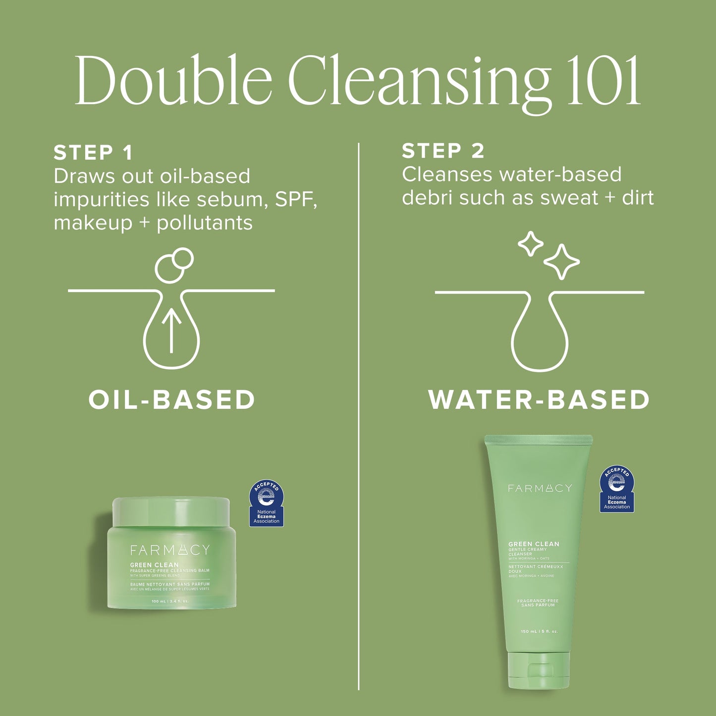 Green Clean Fragrance-Free Cleansing Balm Travel Size