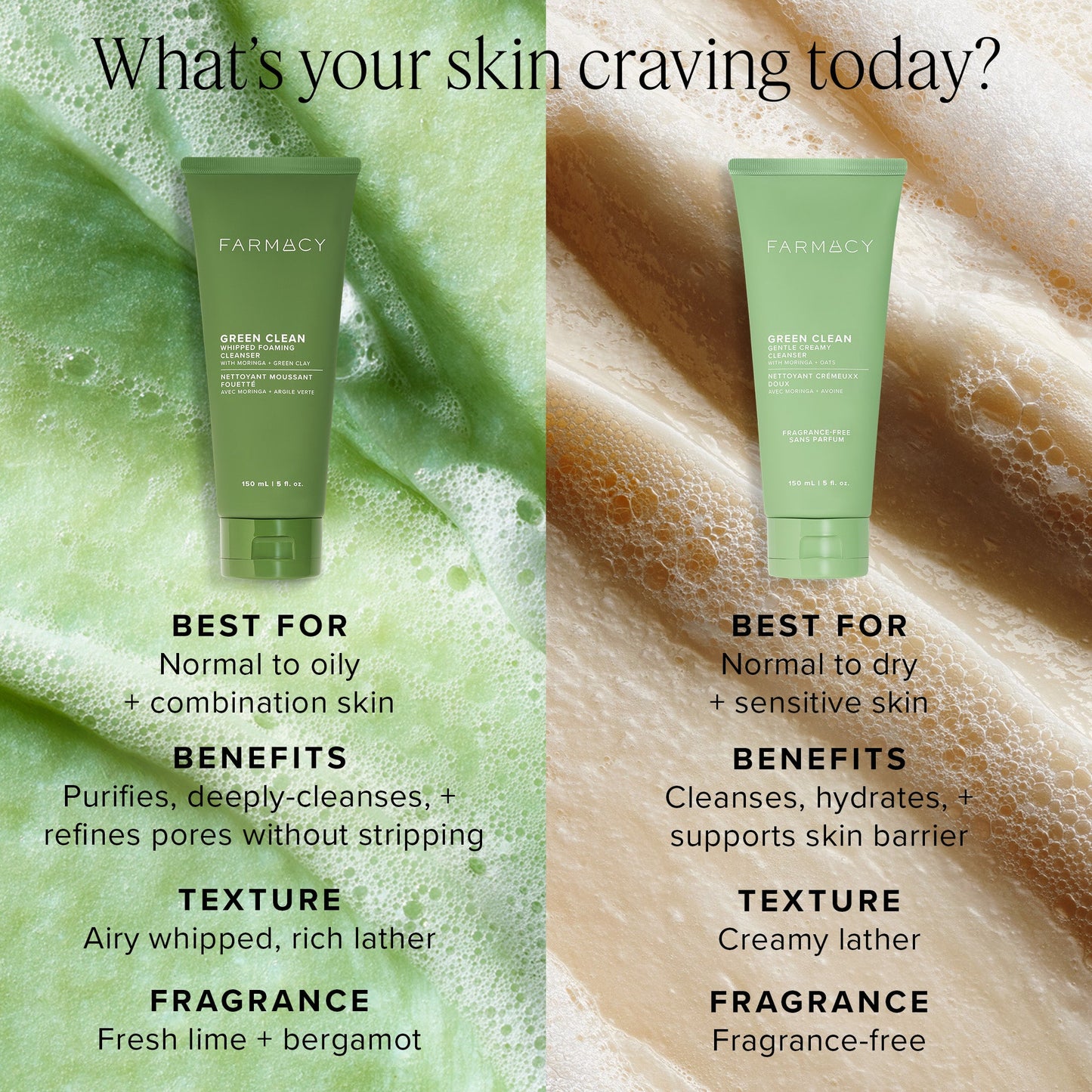 Green Clean Fragrance-Free Gentle Creamy Cleanser Trial Size