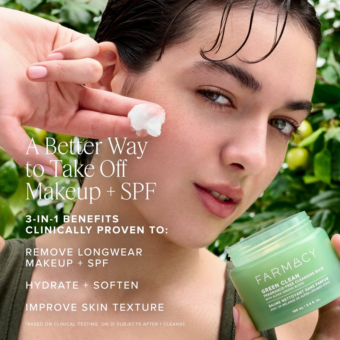 Green Clean Fragrance-Free Cleansing Balm Travel Size